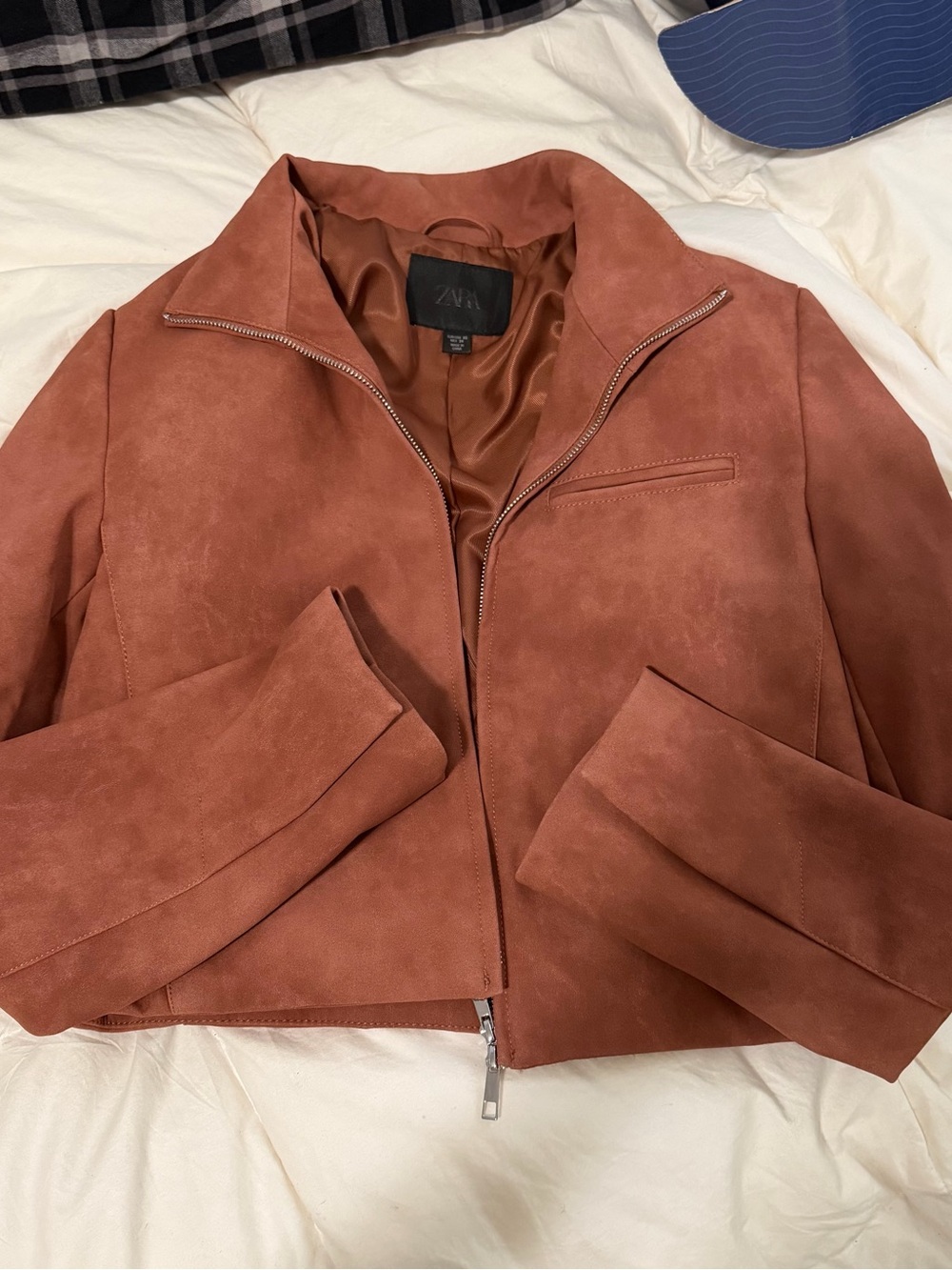 Zara Faux Suede Jacket - Picture 2 of 4